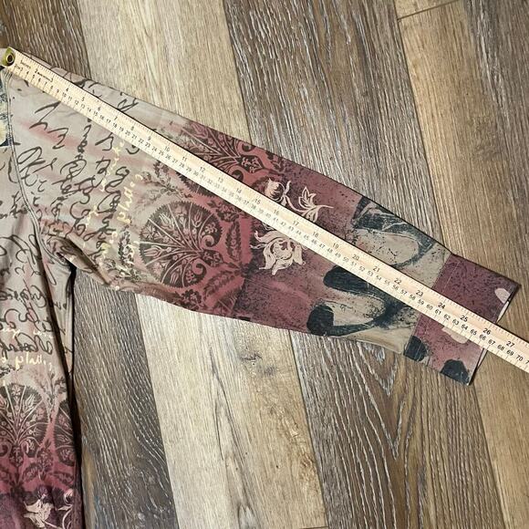 Tommy Bahama Indigo Palms Mens All Over Print Long Sleeve Button Down Shirt XL - Picture 7 of 7